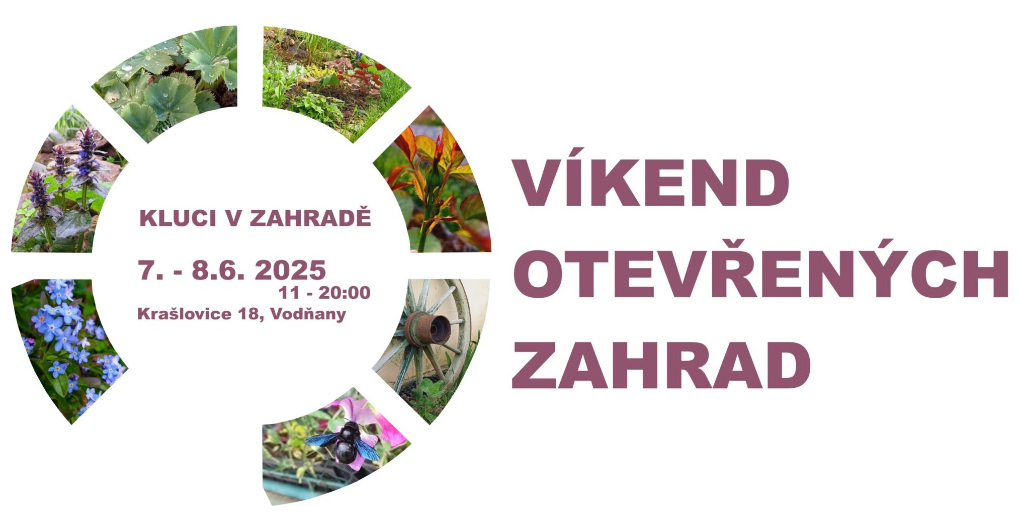 Víkend otevřených zahrad 7. – 8.6. 2025